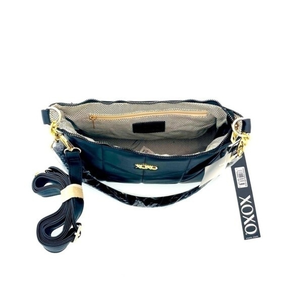 XOXO Vegan Leather 2-Way Tote Purse Handbag Compact Stylish NWT - Picture 6 of 6